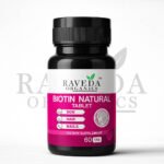 Biotin Tablet – Hair, Skin & Nail Support Supplement (60 Tab.) | Raveda Organics