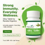 Giloy Tablet (Guduchi Ghanvati) – Ayurvedic Immunity & Wellness Support (60 Tab.) | Raveda Organics - Image 4
