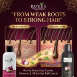 Raveda Organics Onion Hair Care Combo – Onion Hair Cleanser (275ml) + Onion Hair Oil (100ml) - Image 4