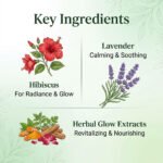 Exotic Face Glow Mask – With Hibiscus & Lavender for Natural Glow (60 gm) | Raveda Organics - Image 6