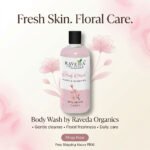 Raveda Organics Floral & Refreshing Body Wash – Gentle Cleanse for All Skin Types (275 ml) - Image 5