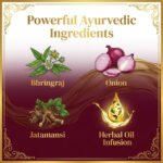 Kesh Royal Oil – Ayurvedic Hair Oil for Hair Fall Control | With Bhringraj, Onion & Jatamansi | Raveda Organics - Image 3